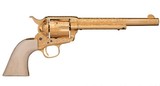 Quigley Signed Master Engraved Colt SAA 7.5