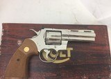 Colt Python 357 mag Nickel 4” 1979 Python Python - 4 of 9