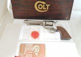 Colt SAA 44 SPL Nickel Walnut Box 5.5