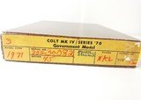 Government Model MKIV Series 70 1972 45 Nickel Box - 2 of 10