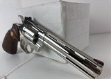 Colt Python Nickel 6” wood grips .357 mag - 7 of 8