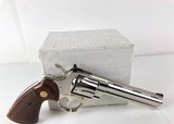 Colt Python Nickel 6” wood grips .357 mag - 5 of 8
