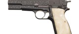 Engraved Browning High Power BAR-STO NS 9mm 1992 - 2 of 2