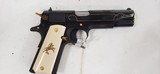 Colt 1911 Government Engraved .45 ACP Blued/Gold Accents - 6 of 7