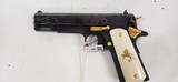 Colt 1911 Government Engraved .45 ACP Blued/Gold Accents - 7 of 7
