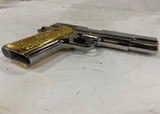 Colt 1911 Government .38 Super Chromed Stainless w/ Gold accents - 7 of 7