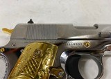 Colt 1911 Government .38 Super Chromed Stainless w/ Gold accents - 5 of 7