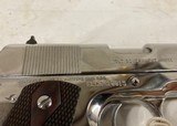 Colt 1911 Custom Government .38 Super Chromed Stainless - 4 of 6