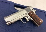 Colt Officers 1911 Factory Bright Polished SS BSTS - 1 of 10