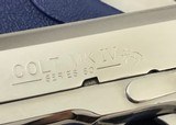 Colt Officers 1911 Factory Bright Polished SS BSTS - 5 of 10