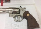 Colt Python 357 mag Nickel 4” 1979 Python Python - 3 of 9