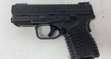 Springfield Armory XD-S 9mm w/ two magazines - good condition XDS9339BE - 3 of 14