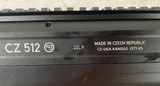 CZ 512 Tactical .22 LR w/ ATI Stock and one 25 rd. mag + threaded barrel - 9 of 15