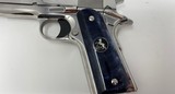 Colt Government Model .45 ACP Brushed Stainless Lew Horton Exclusive - 5 of 11