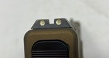 Glock 22 Gen 4 .40 S&W Burnt Bronze Cerakote Finish w/ night sights one mag - 20 of 24