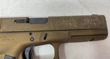 Glock 22 Gen 4 .40 S&W Burnt Bronze Cerakote Finish w/ night sights one mag - 13 of 24