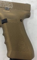 Glock 22 Gen 4 .40 S&W Burnt Bronze Cerakote Finish w/ night sights one mag - 7 of 24
