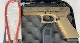 Glock 22 Gen 4 .40 S&W Burnt Bronze Cerakote Finish w/ night sights one mag - 2 of 24