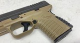 Springfield Armory XDS 9mm 3.3in 8rd Flat Dark Earth XDS9339DEE - unfired! - 8 of 15
