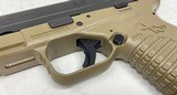 Springfield Armory XDS 9mm 3.3in 8rd Flat Dark Earth XDS9339DEE - unfired! - 9 of 15