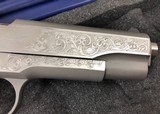 Colt 1911 Custom Hand Engraved Baron 45 acp 70 - 6 of 8