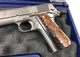 Colt 1911 Custom Hand Engraved Baron 45 acp 70 - 3 of 8