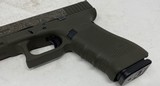 Glock 22 G22 Gen 4 .40 S&W w/ OD Green custom finish - excellent condition! - 7 of 19