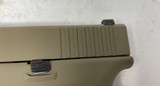 Glock 22 G22 Gen 4 .40 S&W w/ Flat Dark Earth cerakote finish - great cond. - 4 of 14