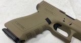 Glock 22 G22 Gen 4 .40 S&W w/ Flat Dark Earth cerakote finish - great cond. - 11 of 14