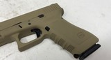 Glock 22 G22 Gen 4 .40 S&W w/ Flat Dark Earth cerakote finish - great cond. - 5 of 14