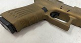 Glock 22 G22 .40 S&W w/ Burnt Bronze custom finish Engraved - 14 of 19