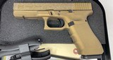 Glock 22 G22 .40 S&W w/ Burnt Bronze custom finish Engraved - 2 of 19