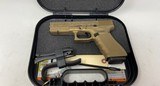 Glock 22 G22 .40 S&W w/ Burnt Bronze custom finish Engraved - 1 of 19