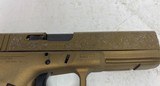 Glock 22 G22 .40 S&W w/ Burnt Bronze custom finish Engraved - 13 of 19