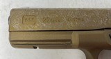 Glock 22 G22 .40 S&W w/ Burnt Bronze custom finish Engraved - 4 of 19