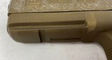 Glock 22 G22 .40 S&W w/ Burnt Bronze custom finish Engraved - 9 of 19