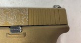 Glock 22 G22 .40 S&W w/ Burnt Bronze custom finish Engraved - 6 of 19
