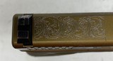 Glock 22 G22 .40 S&W w/ Burnt Bronze custom finish Engraved - 17 of 19