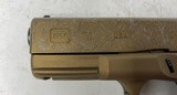 Glock 19 G19 Gen 3 w/ custom Burnt Bronze finish Engraved - 3 of 12