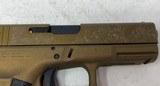 Glock 19 G19 Gen 3 w/ custom Burnt Bronze finish Engraved - 10 of 12