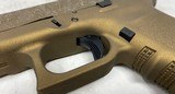 Glock 19 G19 Gen 3 w/ custom Burnt Bronze finish Engraved - 8 of 12