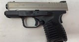 Springfield XD-S Silver / Black 9mm 3.3-inch 8Rd Springfield XDS9339SE - 3 of 5
