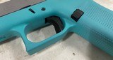 Glock 43X 9mm Luger 3.4in 10rd Diamond Blue/Silver - excellent condition! - 7 of 12