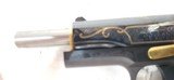 Colt 1911 Government Engraved .45 ACP Blued/Gold Accents - 2 of 7