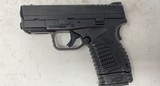 Springfield XDS .45 ACP Black 3.3 inch 6rd Springfield - great condition! - 3 of 15