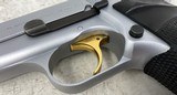 Browning Hi-Power 9mm Nickel w/ Gold trigger ('92) Belgium Made - 6 of 15