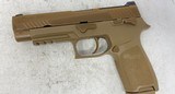 Sig Sauer P320 M17 Surplus 9mm Luger 4.7