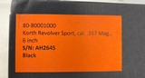 Nighthawk Custom Korth Sport STX .357 Mag 6