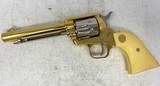 Colt SAA Alabama Sesquicentennial SAA .22 LR SAA Gold Plated - used SAA - 3 of 14