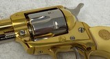 Colt SAA Alabama Sesquicentennial SAA .22 LR SAA Gold Plated - used SAA - 5 of 14